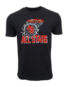MENS ALL STAR BASKETBALL HOOP T SHIRT - Picture 1 of 3