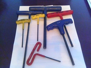 SEVEN !! Assorted Hex Wrenches By Chesco,Bondhus,Allen - Imagen 1 de 3