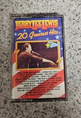 Jerry Lee Lewis - 20 Greatest Hits Cassette SEALED  - Image 1 of 3