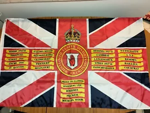 36th Ulster Division Crest, Kings colours Flag 3X5FT - Picture 1 of 8