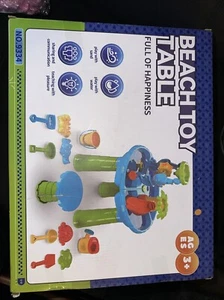 Donloyon Beach Toy Table Toddler Sand Water Outdoor Beach Backyard for 3+ Y/O - Picture 1 of 2