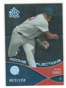 2004 Upper Deck Reflections Baseball Jerome Gamble Rookie RC #'d /1250 FREE SHIP
