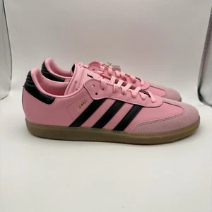 Messi adidas Samba Sneakers Miami MLS Retro Originals Pink/Blk/Gum Sz 11.5 New - Picture 1 of 11