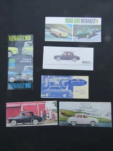 Juego de folletos de literatura de ventas Renault años 60 carpetas sobres - raro - Imagen 1 de 8