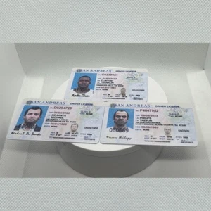 Michael Franklin AND Trevor GTA 5 Novelty License Made on PVC Plastic - Picture 1 of 1