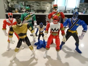 LOT OF 7 RARE - 90'S Vintage Power Rangers Bandai Mixed Lot Action Figures C#54 - Picture 1 of 6