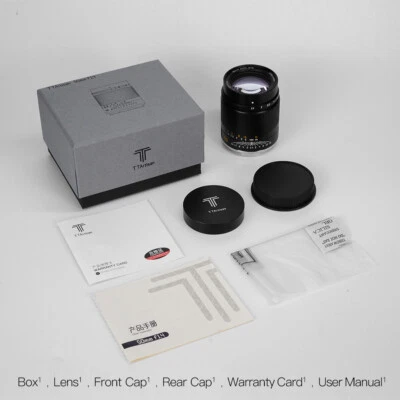 TTArtisan 50mm F1.4 Large Aperture Lens for Sony E Mount RF R R6 R5 RP Camera - Image 1 of 4