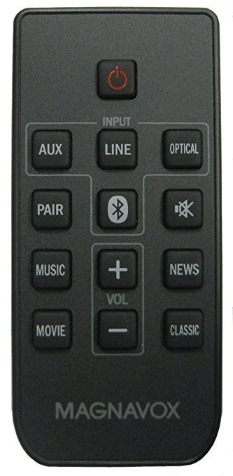 NEW MAGNAVOX REMOTE WIR113001-FA01 SOUND BAR MSB4560/F7 & MSB4550/F7 - Image 1 of 1