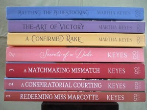 MARTHA KEYES 7 Book Lot REGENCY SHAKESPEARE DONOVANS Series Historical Romance - Picture 1 of 7