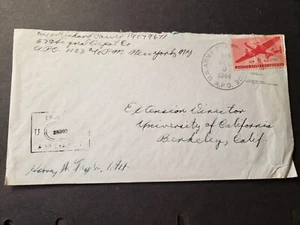 APO 403 NANCY or TOUL, FRANCE 1944 Censored WWII Army Cover 579 SIGNAL APO 645 - Picture 1 of 2