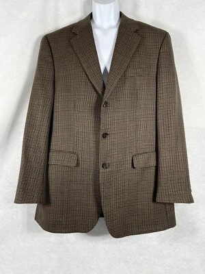 Chaqueta Ralph Lauren Para Hombre 44L Marrón Blazer Abrigo Deportivo 100% Lana Parche en el Codo Foto 1 de 4