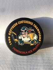 PENSACOLA ICE PILOTS ECHL HOCKEY PUCK 1998 SOUTHERN CONFERENCE CHAMPIONS