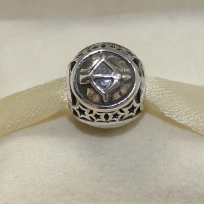 Nuevo Auténtico Pandora Dije 12 Signos Horóscopo Zodiaco Cumpleaños con Etiqueta y Gamuza Pouc Foto 1 de 2