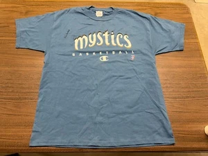 Camicia vintage Washington Mystics WNBA - firmata da Wes Unseld - XL - Foto 1 di 4