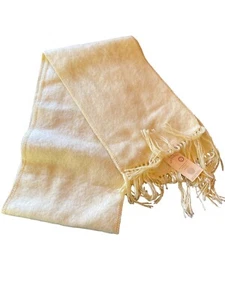 NWT Alpaca Camargo Yellow Alpaca Wool Blend Scarf Muffler One Size - Picture 1 of 8