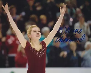 ALAINE CHARTRAND SIGNIERTES EISKUNSTLAUF 8X10 FOTO - Bild 1 von 3