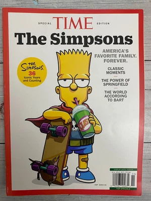 Time Special Edition October 2025 Magazine the Simpsons America's Favorite - Image 1 of 3