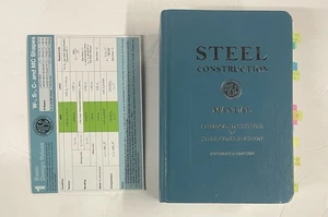 AISC: Steel Construction Manual 15th Edition - Hardcover By AIOSC - GOOD - Imagen 1 de 7