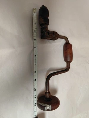 FULTON EE. UU. #8 SOPORTE DE TRINQUETE TALADRO MANUAL DE COLECCIÓN  Foto 1 de 4