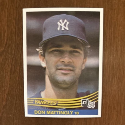 1984 Donruss Don Mattingly Rookie #248 REPRINT - Image 1 of 2