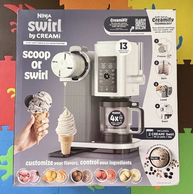 Ninja Swirl by Creami Soft Serve Ice Cream Machine (NC701) NEW FACTORY SEALED! - Image 1 of 4