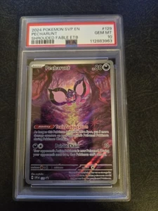 Tarjeta Pokémon arte completo PSA 10 - 2024 S&V Black Star Promo Pecharunt SV129 - Imagen 1 de 2