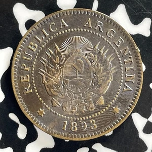 1893 Argentina 1 Centavo Lot#JM0316 High Grade! Beautiful! - Picture 1 of 2