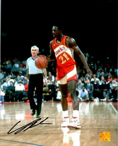 Dominique Wilkins Signed 8x10 Photo Atlanta Hawks DCI Authentication Auto NBA - Picture 1 of 2