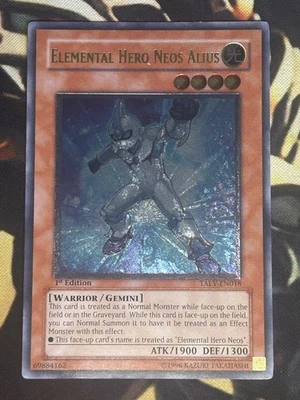 Yugioh: Elemental Hero Neos Alius - TAEV-EN018 - Ultimate Rare - 1st Edition NM - Image 1 of 4