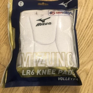 Mizuno Knee Pads Unisex White Large E22 $29.99 - Picture 1 of 8