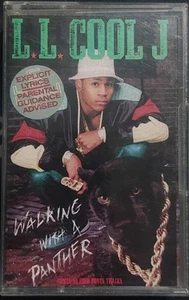 LL Cool J - Walking With A Panther 1989 UK CBS ~ 465112 4 Black Paper Labels - Picture 1 of 5