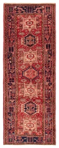 Vintage Hand-knotted Runner Rug 3'10" x 10'4" Traditional Oriental Wool Carpet - Picture 1 of 9
