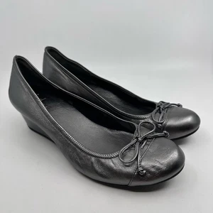 Cole Haan NikeAir Pumps Metallic Silber/Grau Damengröße 9 Arbeit Büro Formal  - Bild 1 von 9