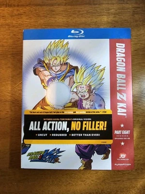 Dragon Ball Z Kai Part Eight (2-Blu-ray, 2012) with Slipcover. Must see!! Foto 1 de 4