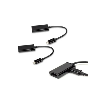 2X MHL MICRO USB TO HDMI BLACK ADAPTER GALAXY NOTE NEXUS LTE EVO OPTIMUS - Photo 1 sur 1