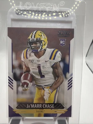 2021 Pannini Score 325 Ja'Marr Chase RC LSU Tigers - Image 1 of 2