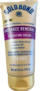 Gold Bond Radiance Erneuerung Feuchtigkeitscreme 5,5 Unzen Locks In Moisture In 24 Stunden - Bild 1 von 2