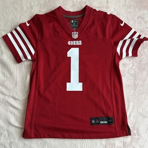 NWOT Women's Small Nike Game NFL San Francisco Deebo Samuel Sr. #1 Jersey Red - Picture 1 of 4