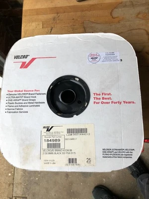 Cinta de gancho VELCRO 184989 75' x 2" - negra Foto 1 de 4