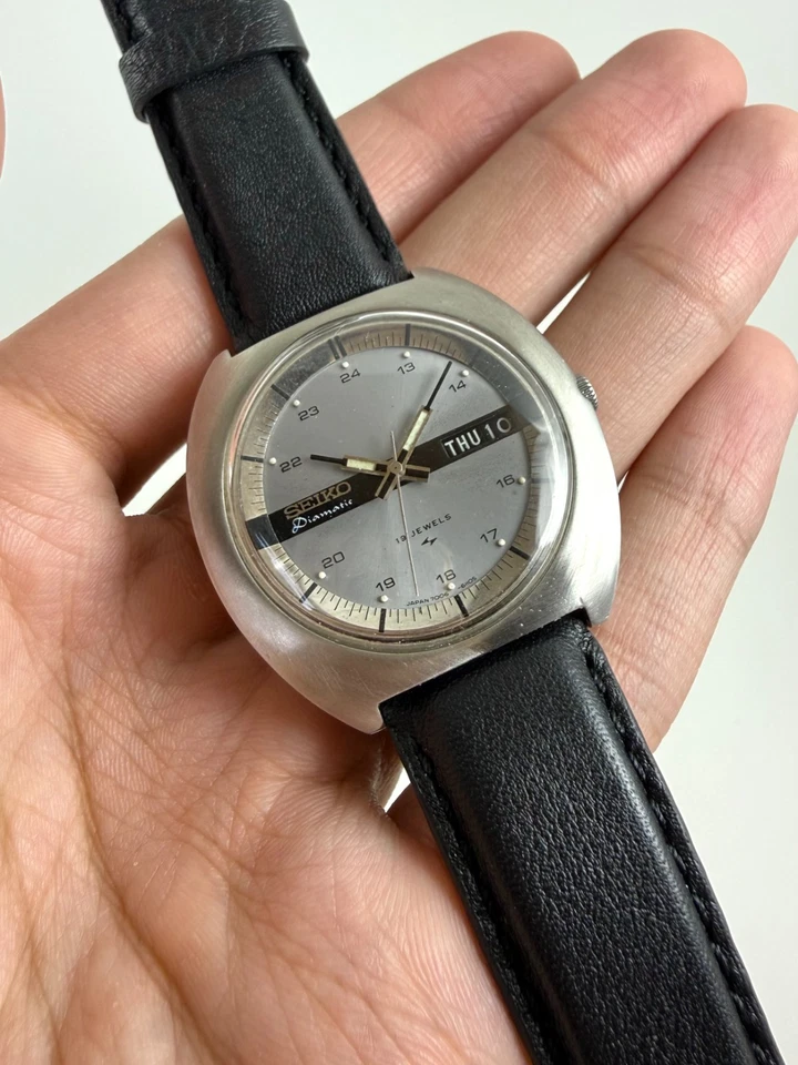 Reloj vintage Seiko Diamatic 7006-6020 automático 1975 Japón 19J esfera bicolor..- Foto 1 de 4