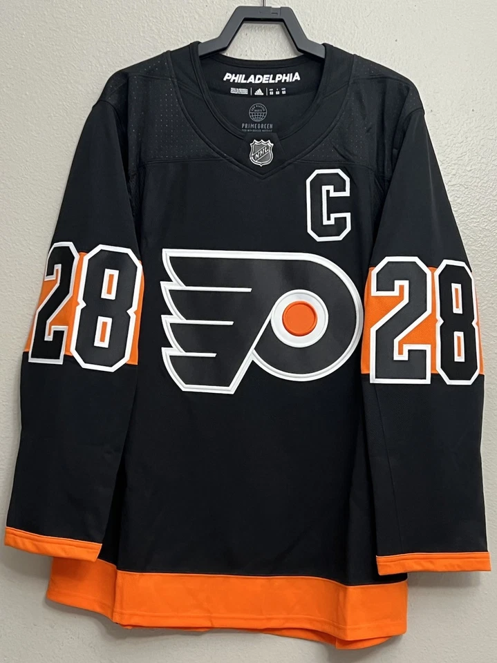 Adidas Philadelphia Flyers Claude Giroux NHL Hockey Jersey Size 50/Medium