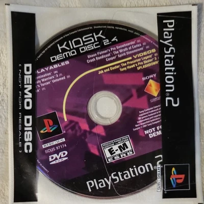 Playstation 2  2.4 Kiosk Demo Disc Not For Resale Sealed Original Package RARE - Image 1 of 2