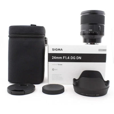 * CAJA ABIERTA EXCELENTE * Lente artística Sigma 24 mm f/1,4 DG DN para Sony E Foto 1 de 4
