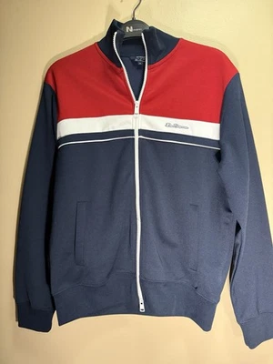 Ben Sherman Colorblock Track Jacket Men’s Medium Navy Red White Full Zip - Image 1 of 4