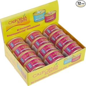 12 Pack California Scents Car Air Freshener SpillProof Coronado Cherry Scent - Picture 1 of 7