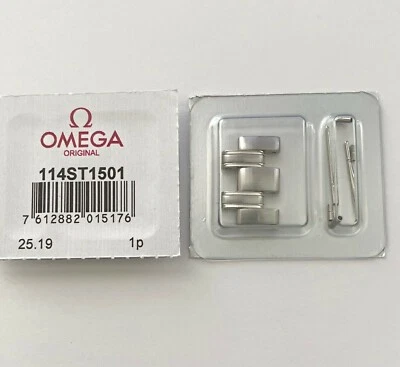 ¡Auténtico! Omega Seamaster 18 mm eslabón de acero para pulsera # 1501/823 o 1502/824 Foto 1 de 3