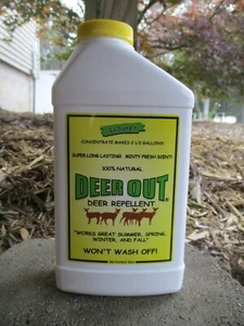 100% Natural Deer Out 32oz Concentrate Deer Repellent - Picture 1 of 3
