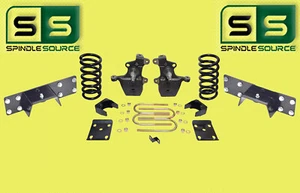3"/6" Drop Kit Spindles Coils Flip Kit C-Notch Kit Fits 97-03 Ford F-150 V8 2WD - Foto 1 di 1