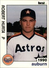 1990 Auburn Astros Best Robert Bob Hurta Freeport Texas TX Baseball Card