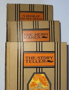 The Book of Great deeds, Merry Maker, The Story Teller, Young Folks Library HC - Picture 1 of 11